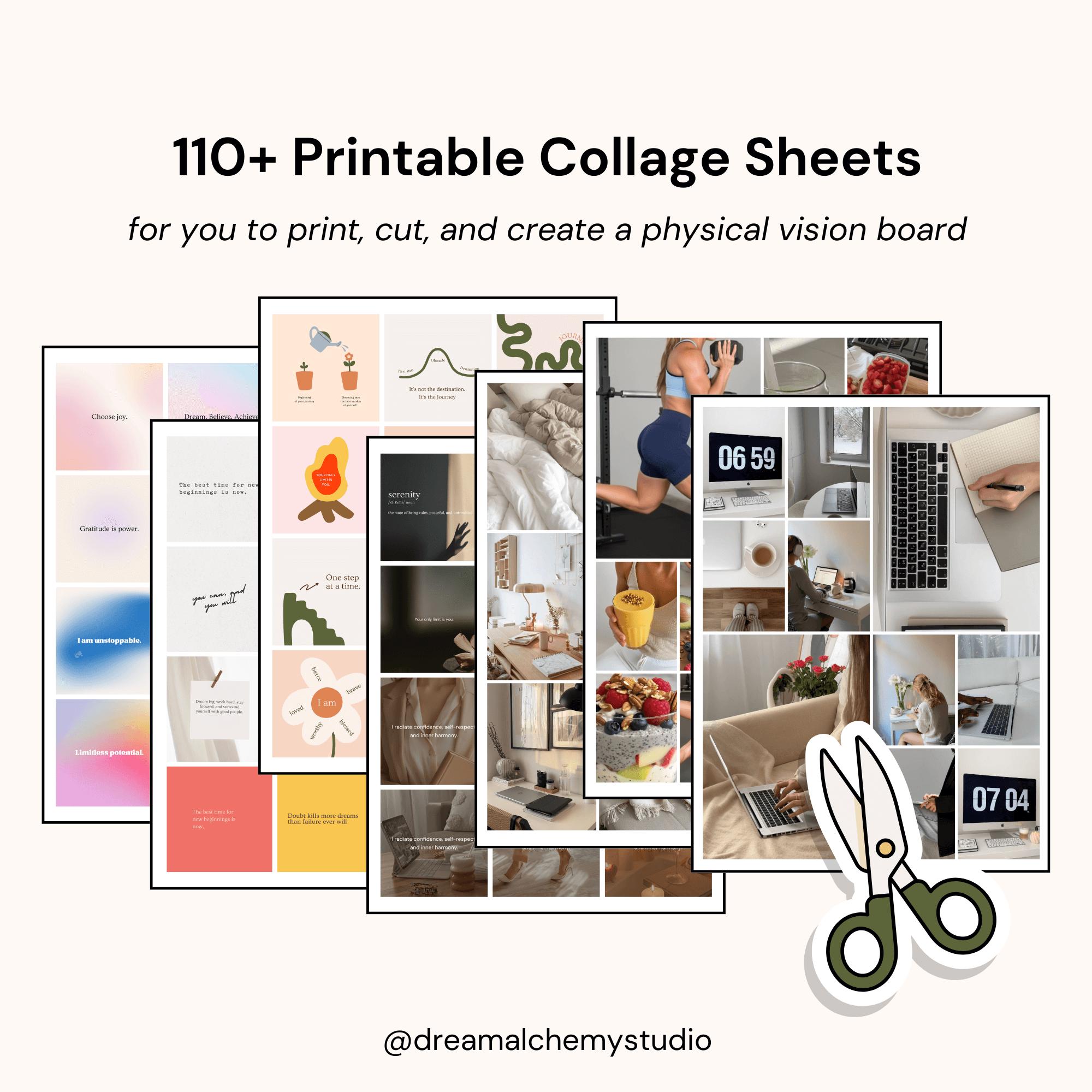 2026 Vision Board WHOLE SHOP BUNDLE Printable Kit 1200+ Images Digital ...