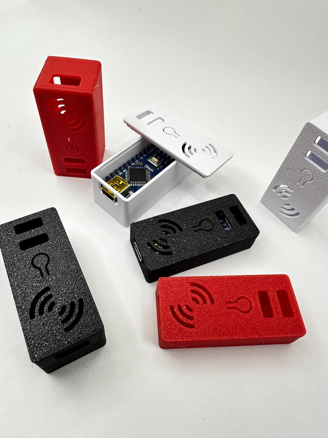 Arduino Nano V3 3D Printed Case - Protective Enclosure for Atmega328p ...