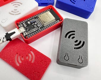 ESP32 Case 3D Printed Enclosure for ESP32-WROOM-32 & WROVER | Pla Housing | 30/38 Pin | Smart Home IoT Arduino Diy Project Box