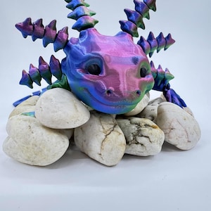Figurine Axolotl 3D Articulée – Détente & Cadeau Coloré