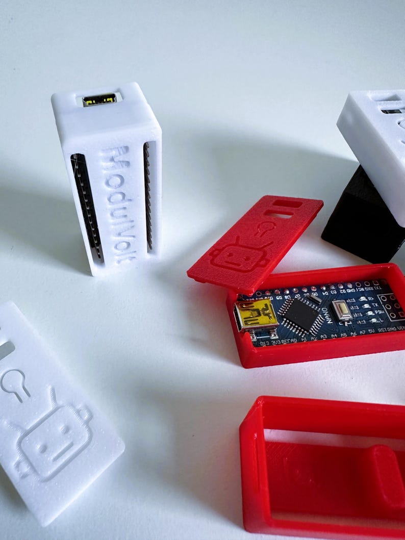 Arduino Nano V3 Case – 3D Printed Snap-Fit Enclosure (Low & High ...