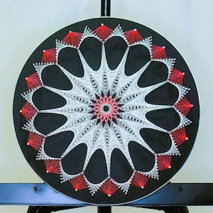 Nail Art,Mandala sacred geometry,Wall hanging deco,Gift for her.