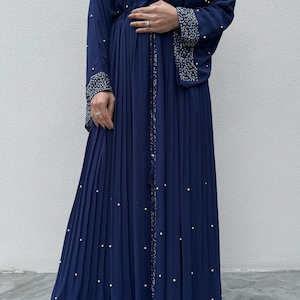 navy blue eid dress Navy Blue Eid Dress