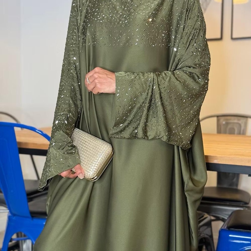 Green Fancy Abayas - Etsy