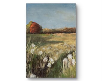 Setting Sun Meadow Print