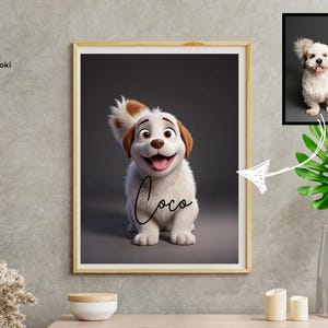 Personalised Pet Portrait, Customised Cartoon Photo, Custom Cartoon Animation, Cartoon Pet, Pet Portrait, Animated Pet, Digital File