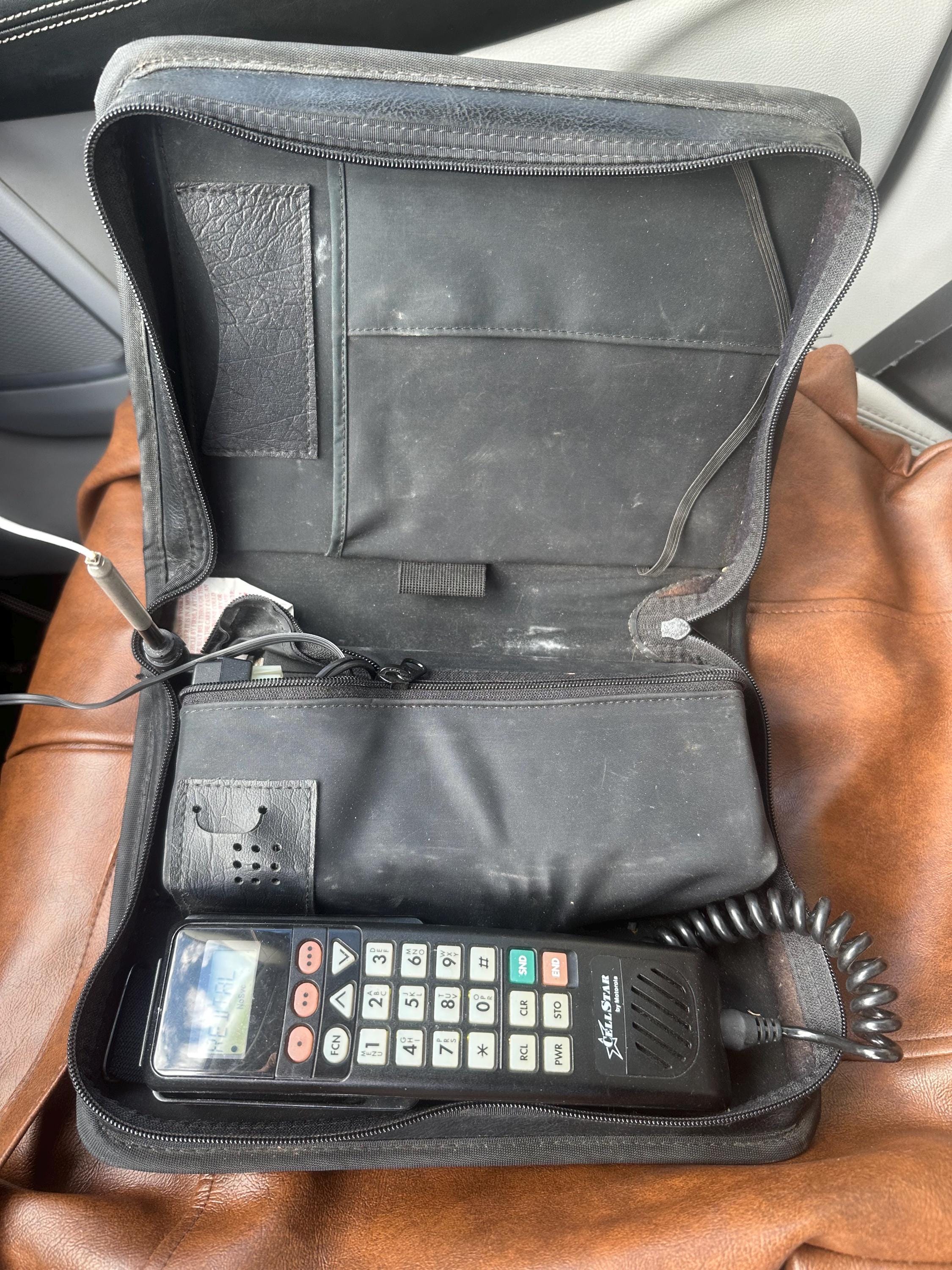 Motorola Vintage Car Phone Bag System 1990s Executive Cellular