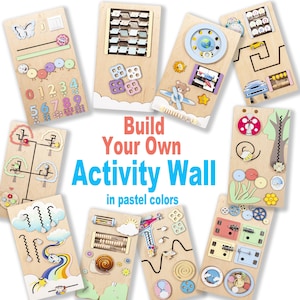 DIY Sensory Panel for Kids | Interactive Sensory wall Activity Board for Early Learning and Development