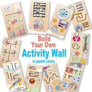 DIY Sensory Panel for Kids | Interactive Sensory wall Activity Board for Early Learning and Development