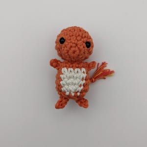 Mini Charmander Crochet Pattern