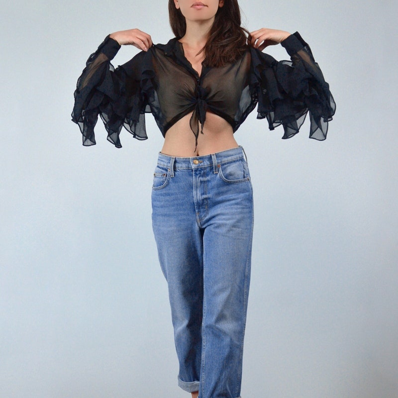 Tie-Front Crop Top main image 0