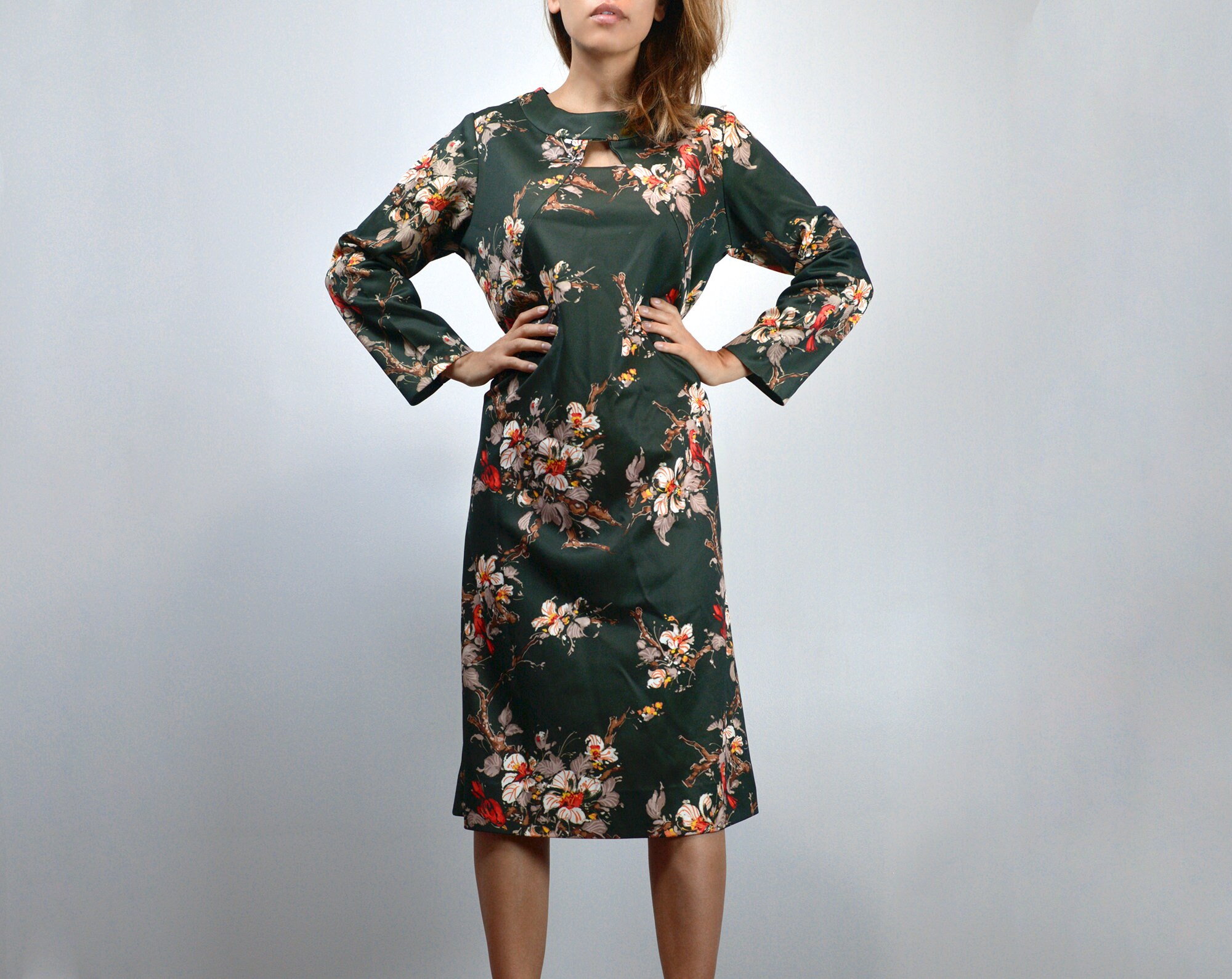 Vestido Estampado Acuarela Compañía Fantástica Mujer