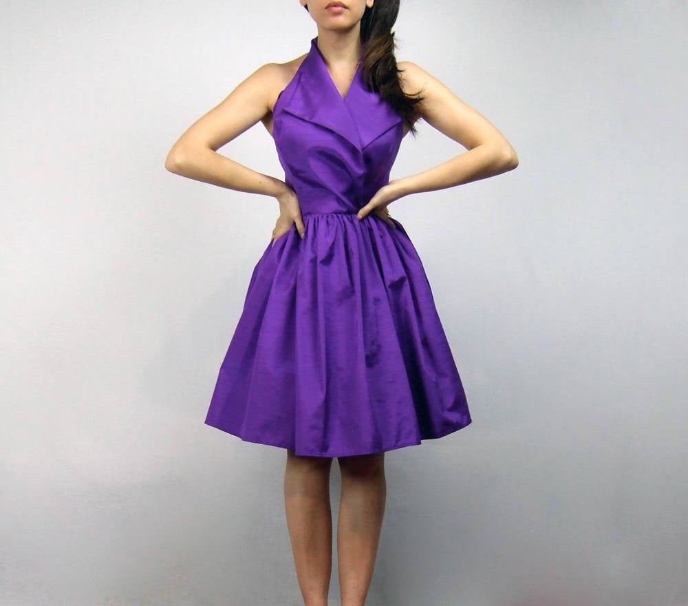 Violet party cheap dress