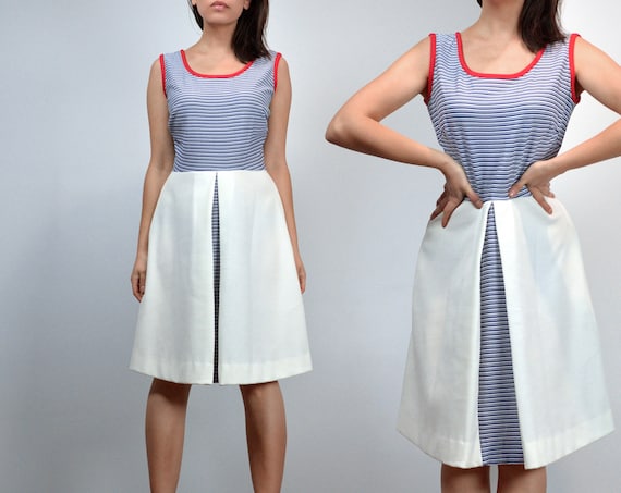 1970s Nautical Sundress - M - image 1