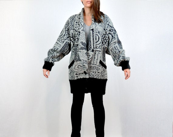 Vintage oversized cardigan sale
