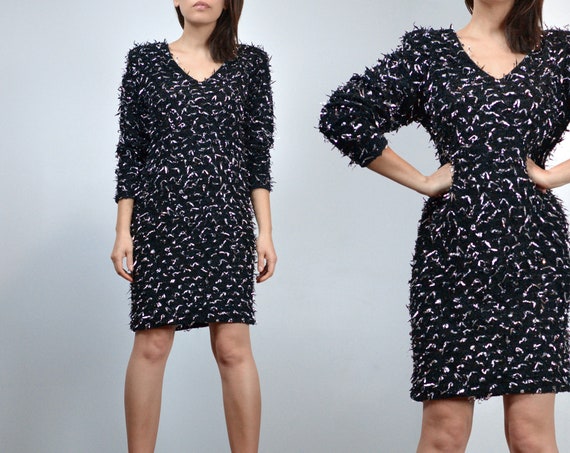 Metallic Sweater Dress Medium to Large 