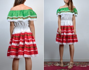 Día De Los Muertos Costume Womens Red 