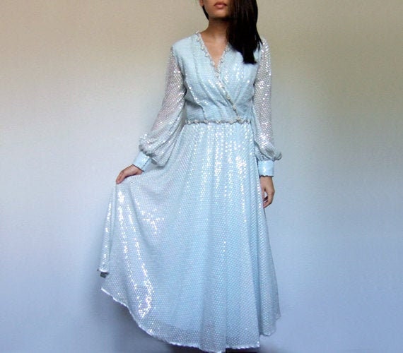 pastel sequin dress