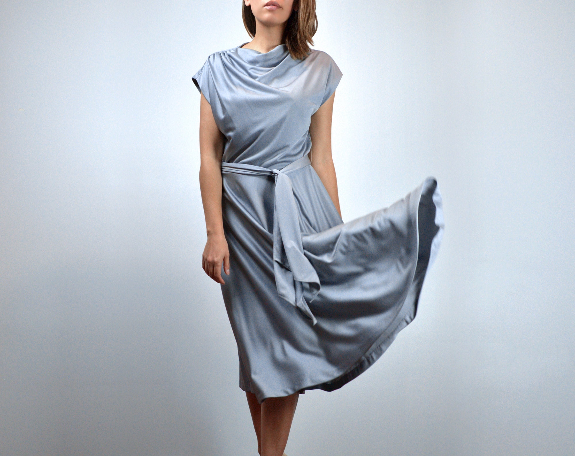 70s silver dress American Hustle 1970s Silver Sequin Dress