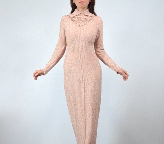 long sleeve blue dress women Pinkblush Light Blue V-Neck Long Sleeve Fitted Maternity Maxi Dress main image 0