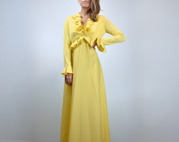 fitted lace wedding dress Two Piece Yellow Mermaid Lace Prom Dresses with Slit FD2547 – Viniodress