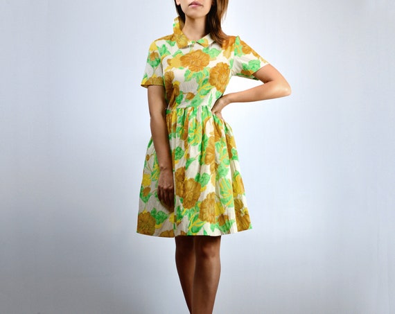 floral sundress with sleeves