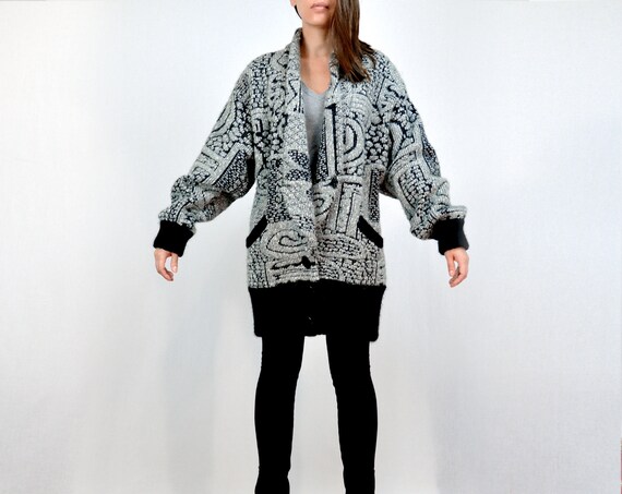 vintage oversized cardigan