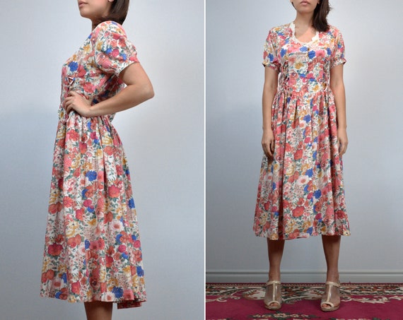 Vintage Prairie Dress - Medium to Large | Womens … - image 2
