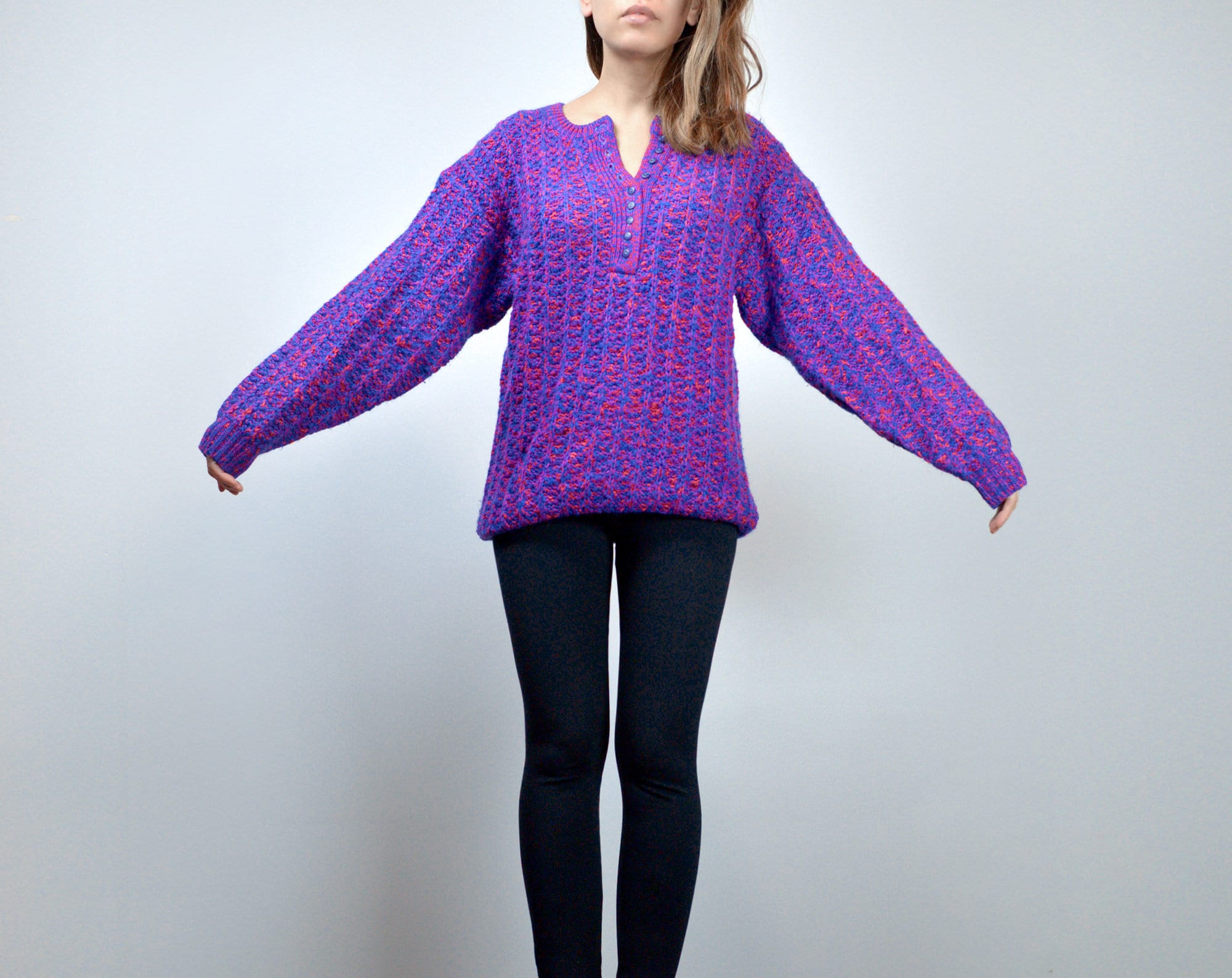 Vintage 80s Oversized Chunky Knit 
