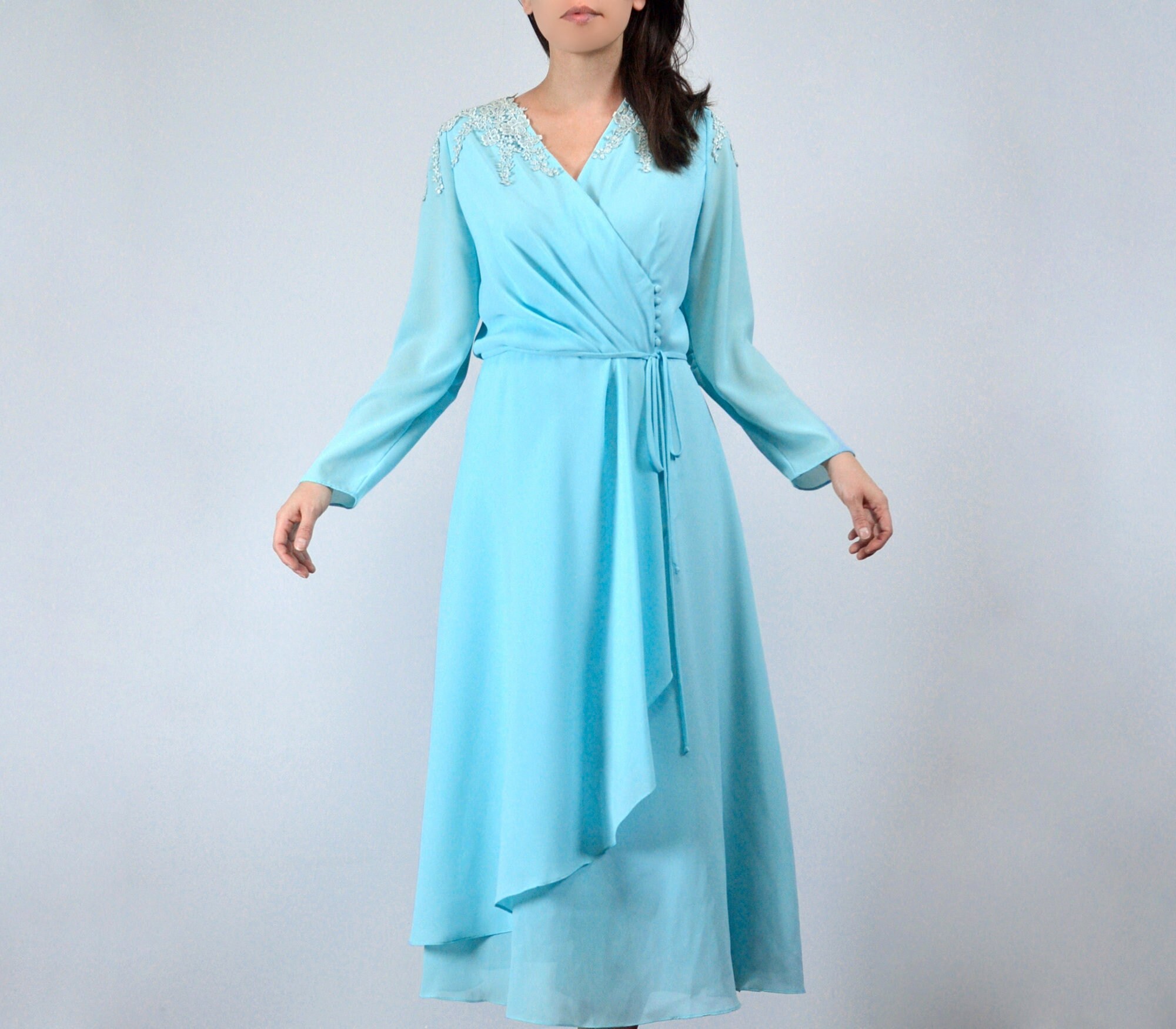 diane von furstenberg blue silk dress Celeste Layered Strapless Ball Gown