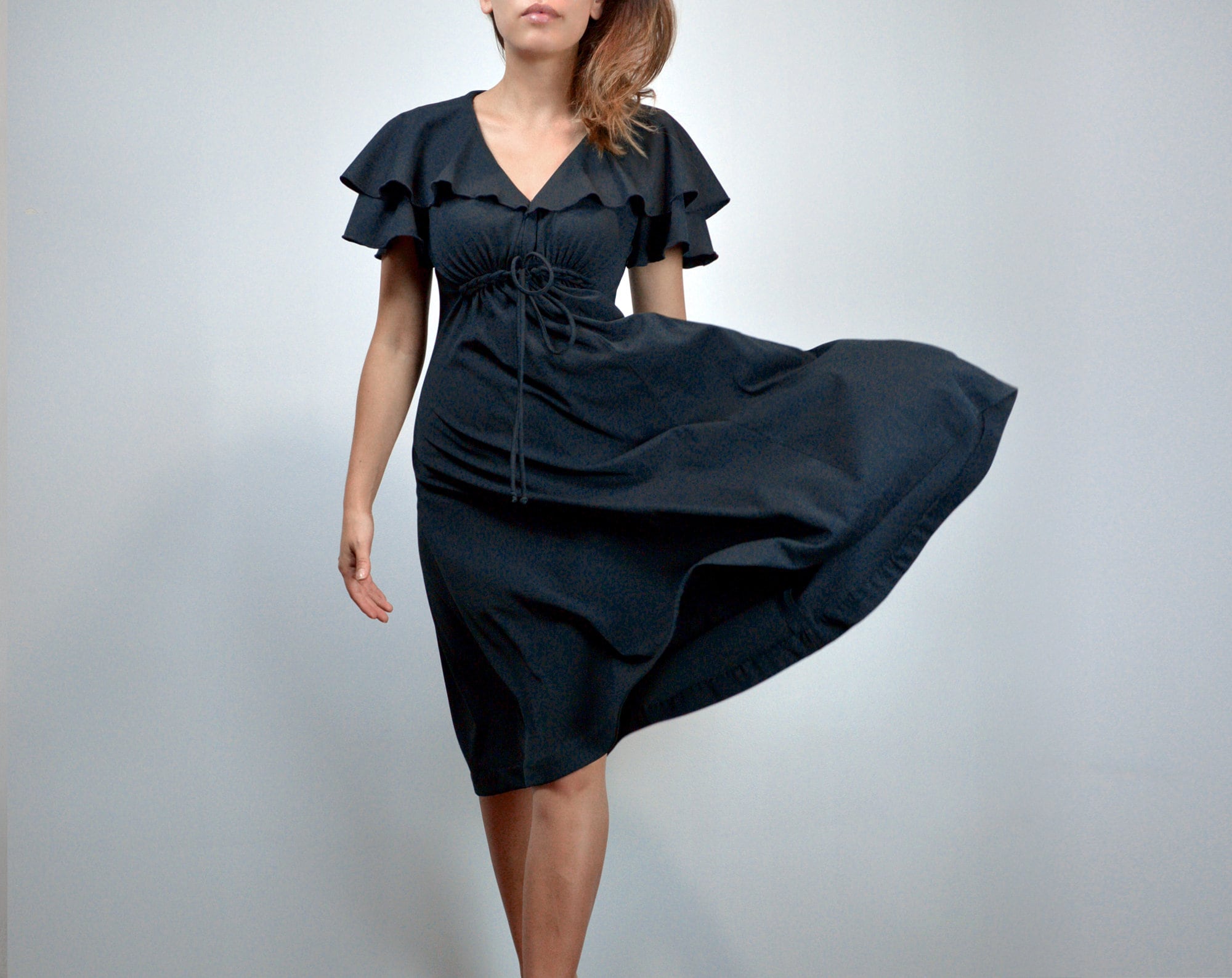 simple black sundress