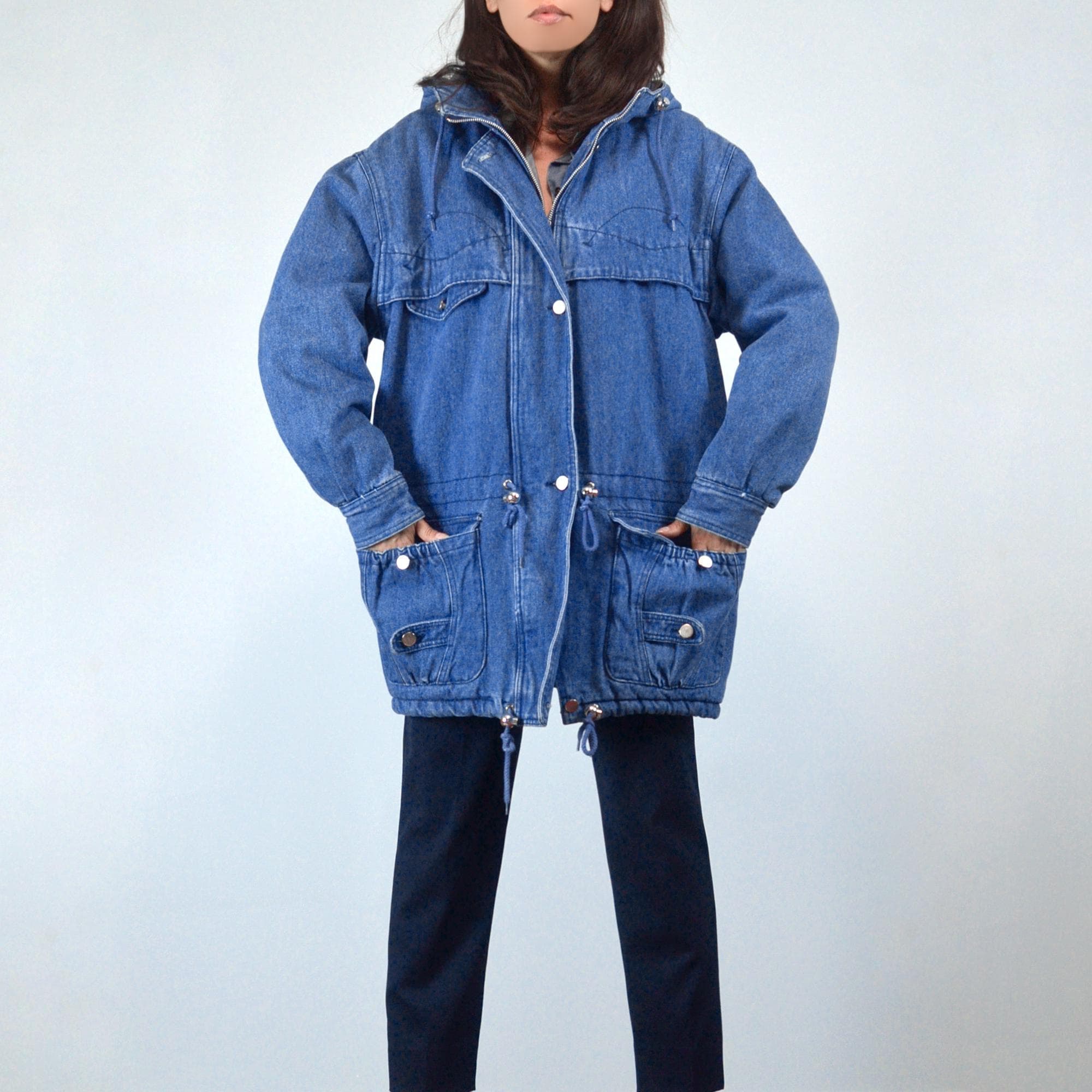 ✅USA製 90s vintage denim tracker jacket 90s carhartt DENIM TRACKER JACKET MADE IN USA 🇺