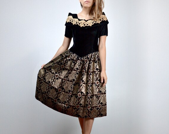 Jessica Mcclintock Party Dress 80s off 