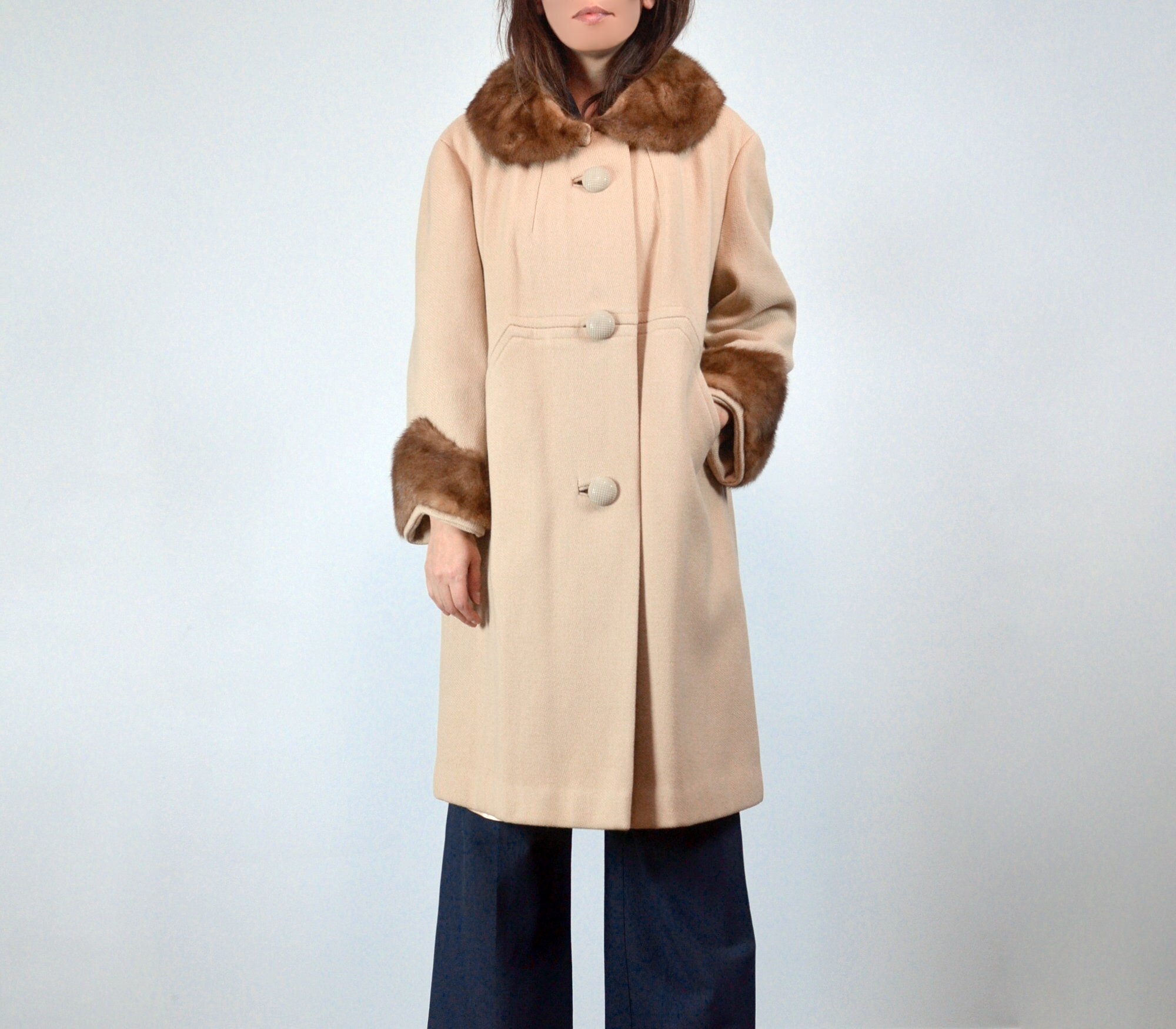 【YOKE】WOOL KARSEDOUBLEBREASTED OVERCOAT YOKE DOUBLE BREAST OVERCOAT