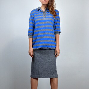 80s Striped Sweater Dress - Medium | Vintage Sweaterdress, M