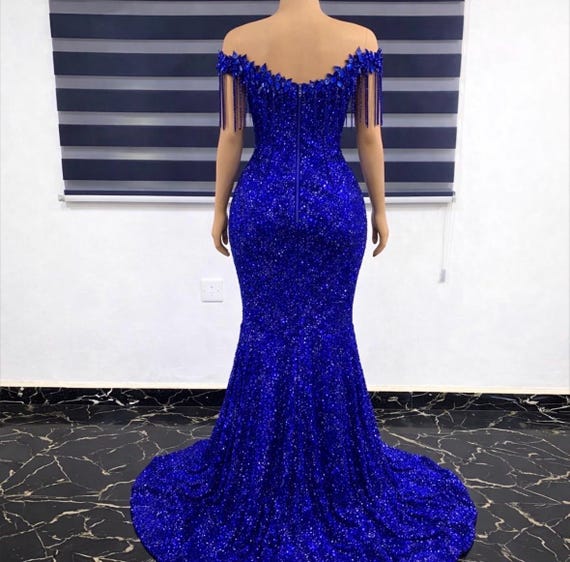 blue off the shoulder mermaid prom dress Dreamyannie Women Navy Prom Dress Off The Shoulder Mermaid Long Lace Formal  Evening Dress – Dreamyannie UK