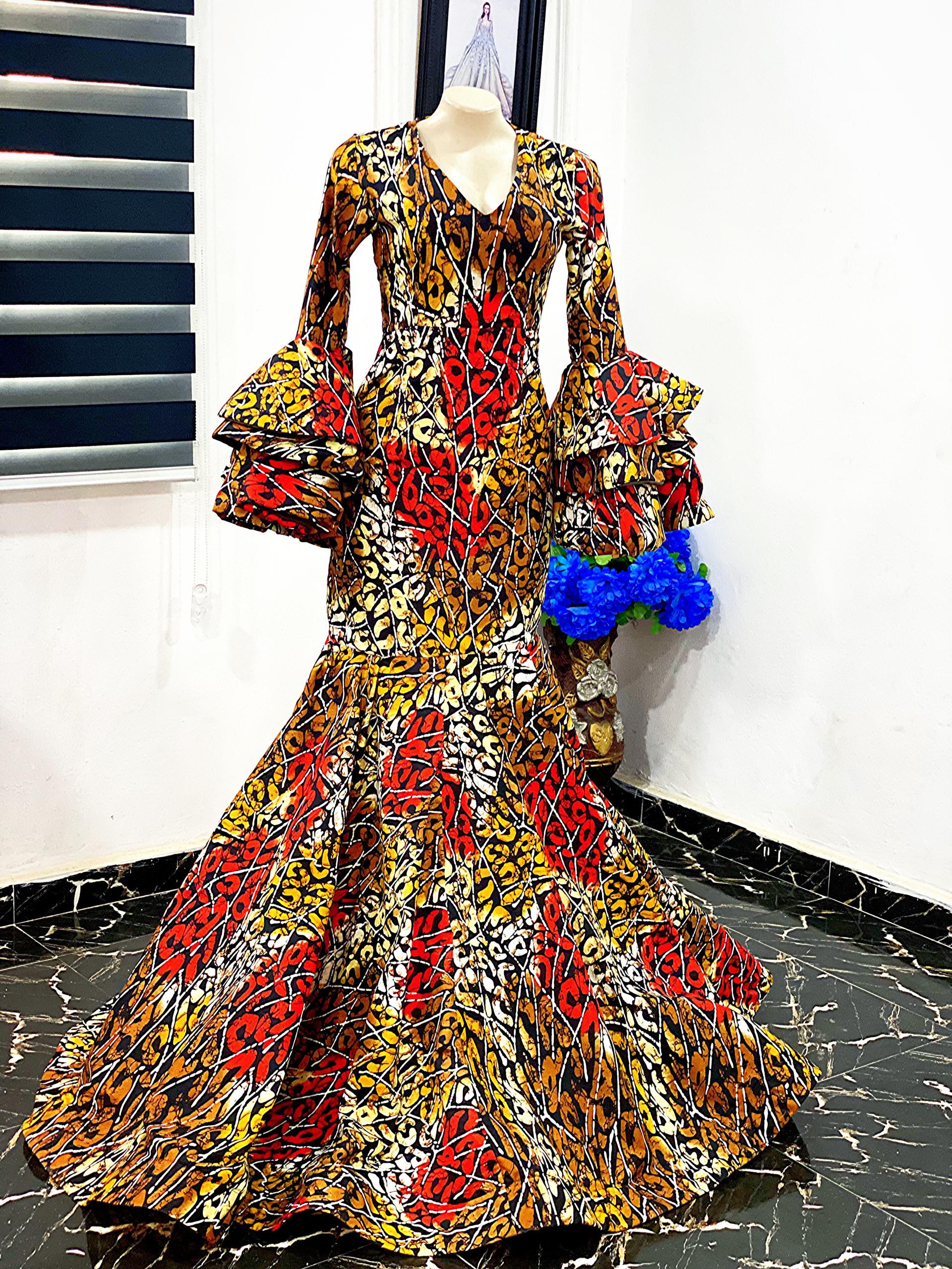 chinese dress ladies Amazon.com: African Dress for Womens Elegant Ankara Mermaid Dress V Neck  Long Dresses African Gowns : Clothing, Shoes & Jewelry