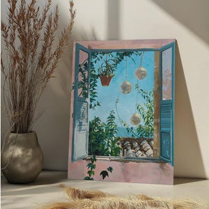 Srebrna kula dyskotekowa Roślina Malowanie według numeru Zestaw Mirrorball Botanical DIY Malowanie według numerów, dekoracja kul dyskotekowych Malowanie według numeru Bar Cart Wall Art