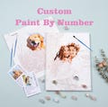 Custom Paint By Number Kit Personalized Paint by Number Kit Adults,DIY Paint By Number Canvas Wall Art Photo,Family Pet Wedding Couple Gift product logo