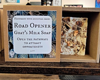 Road Opener Goat's Milk Soap, Spiritual Soap