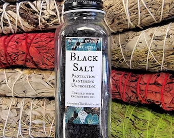 Black Salt, Protection, Banishing, Hoodoo