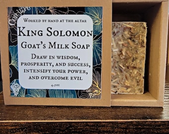 King Solomon Goat's Milk Soap, Spiritual Soap