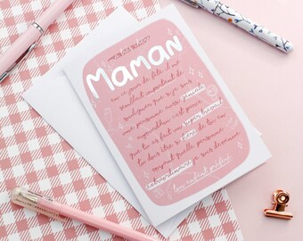 Carte Fete Des Meres Carte Annonce Grossesse Carte A Etsy