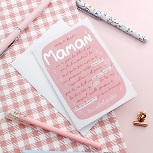 Carte Fete Des Meres Bonne Fete Maman Carte Anniversaire Etsy Ireland