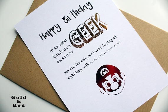 Carte D Anniversaire Geek Jeu Video Mario Bros Yoshi Toad Etsy Carte D Anniversaire Geek Jeu Video Mario Bros Yoshi Toad Etsy