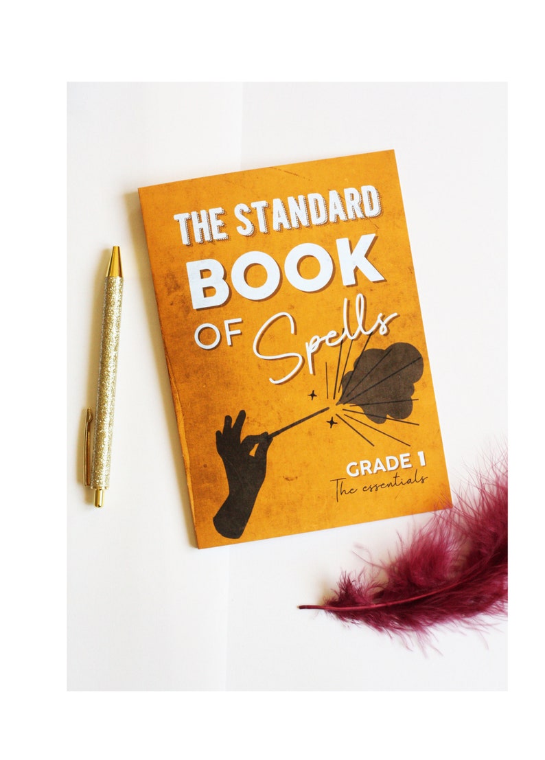The Standard Book of Spells Notebook Spell Book Journal Etsy
