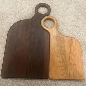 Walnut & Cherry Charcuterie Board: Romeo and Juliet Serving Tray