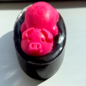 Pig in Mud Bath Soap: Handmade Fruit Scented Goat Milk Soap