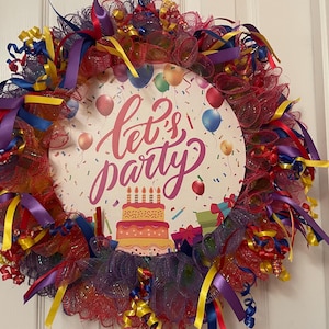 Happy Birthday Wreath-20inch