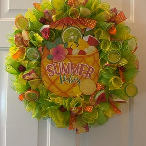Hello Summer Wreath-20 inch